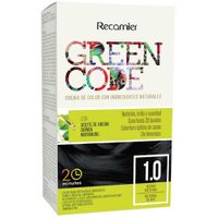 Tinte para Cabello GREEN CODE 1.0 Negro Natural Caja 1un
