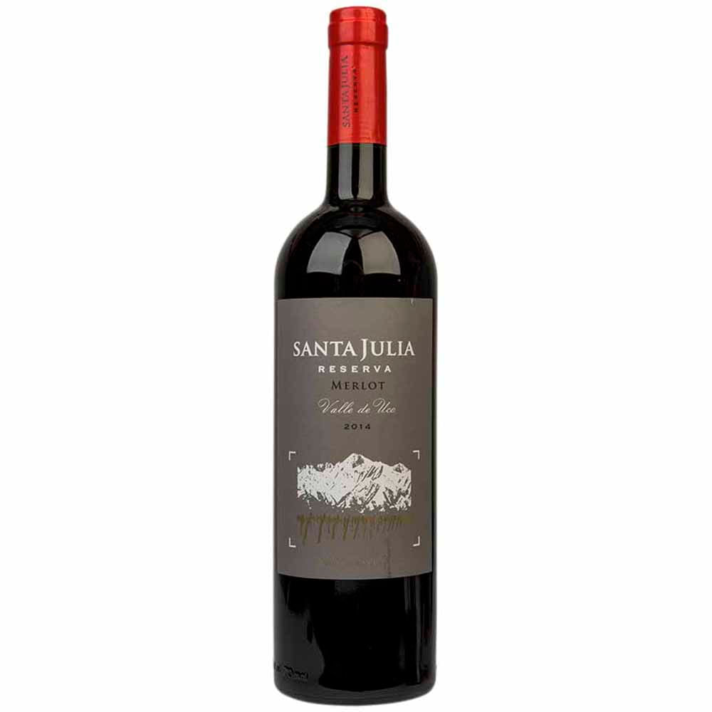 Vino SANTA JULIA Reserva Merlot Botella 750ml