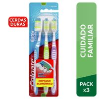 Cepillo de Dientes COLGATE Extra Clean Paquete 3un