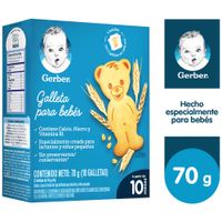 Galleta para Bebé GERBER Caja 70 g