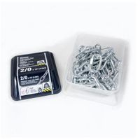 Cadena 2/0 eslabón recto zinc caja plástica 4.6m