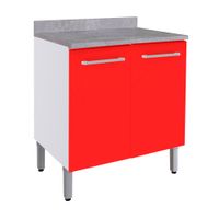 Módulo bajo 80cm Lunar Rojo