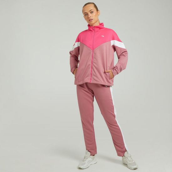 Puma Conjunto Buzo Deportivo Mujer Classic Tricot Suit Op rosado