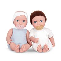 Muñecas Babi Bebés Mellizos Ojos Azules