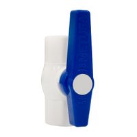 Válvula esférica PVC 1/2"" sin hilos