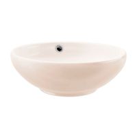 Ovalin Circular Vainsa Bali para Sobreponer 37cm Beige