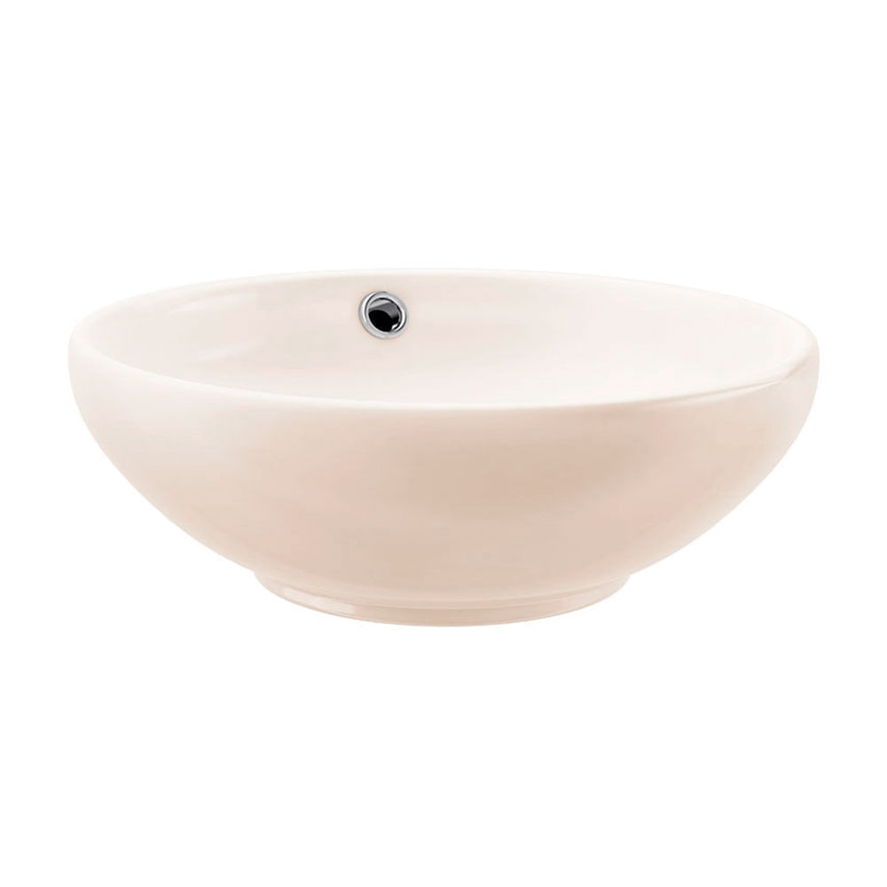 Ovalin Circular Vainsa Bali para Sobreponer 37cm Beige