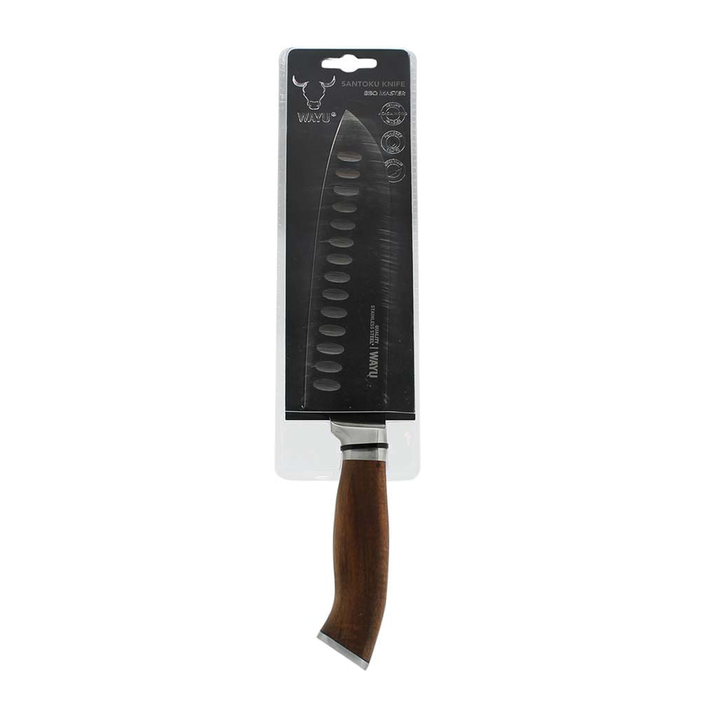 Cuchillo WAYU Santoku Negro