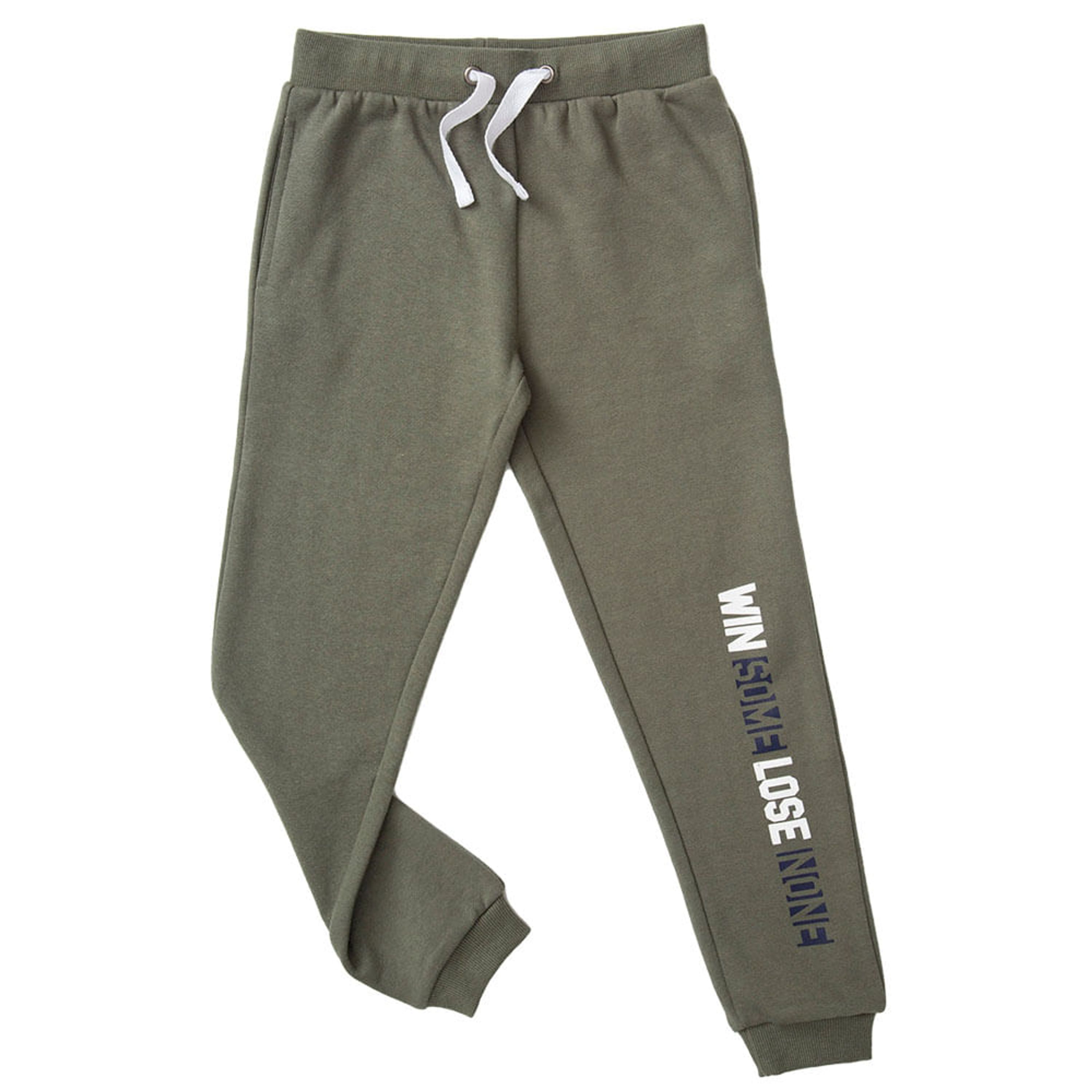 Pantalón Buzo Mix \u0026 Match EUREKA Niño Polialgodón Verde Militar - Shopstar
