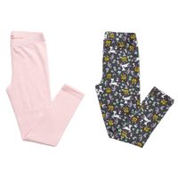 Pantalón Leggin Pac x 2 Col. 1 EUREKA Niña Algodón Rosado
