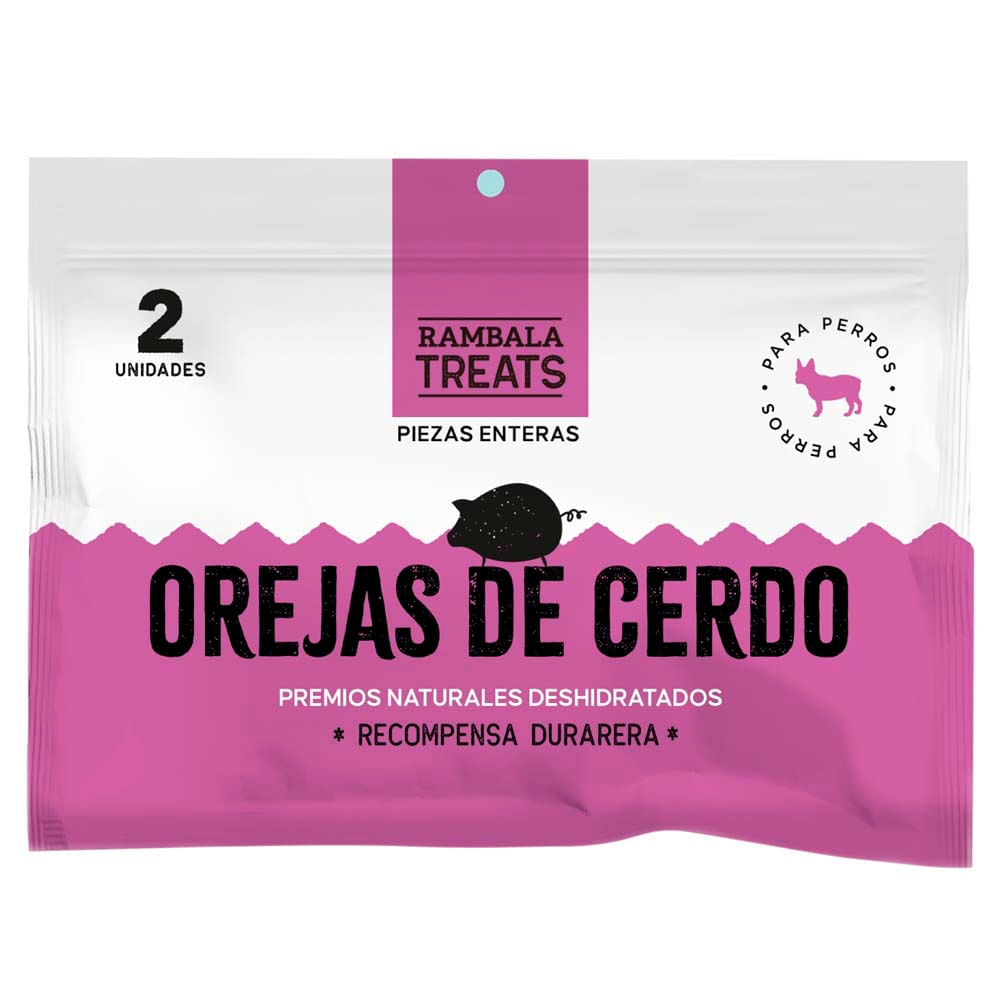 Comida para Perros RAMBALA Adulto Orejas de Cerdo Doypack 2un