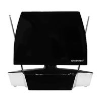 Antena digital para interiores Greentek señal uhf, vhf, fm, hdtv
