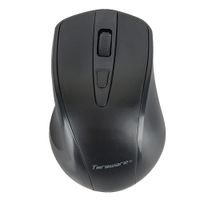 Mouse inalámbrico Teraware 4W019, receptor usb, 1600 dpi, 4 botones, usa pilas, negro