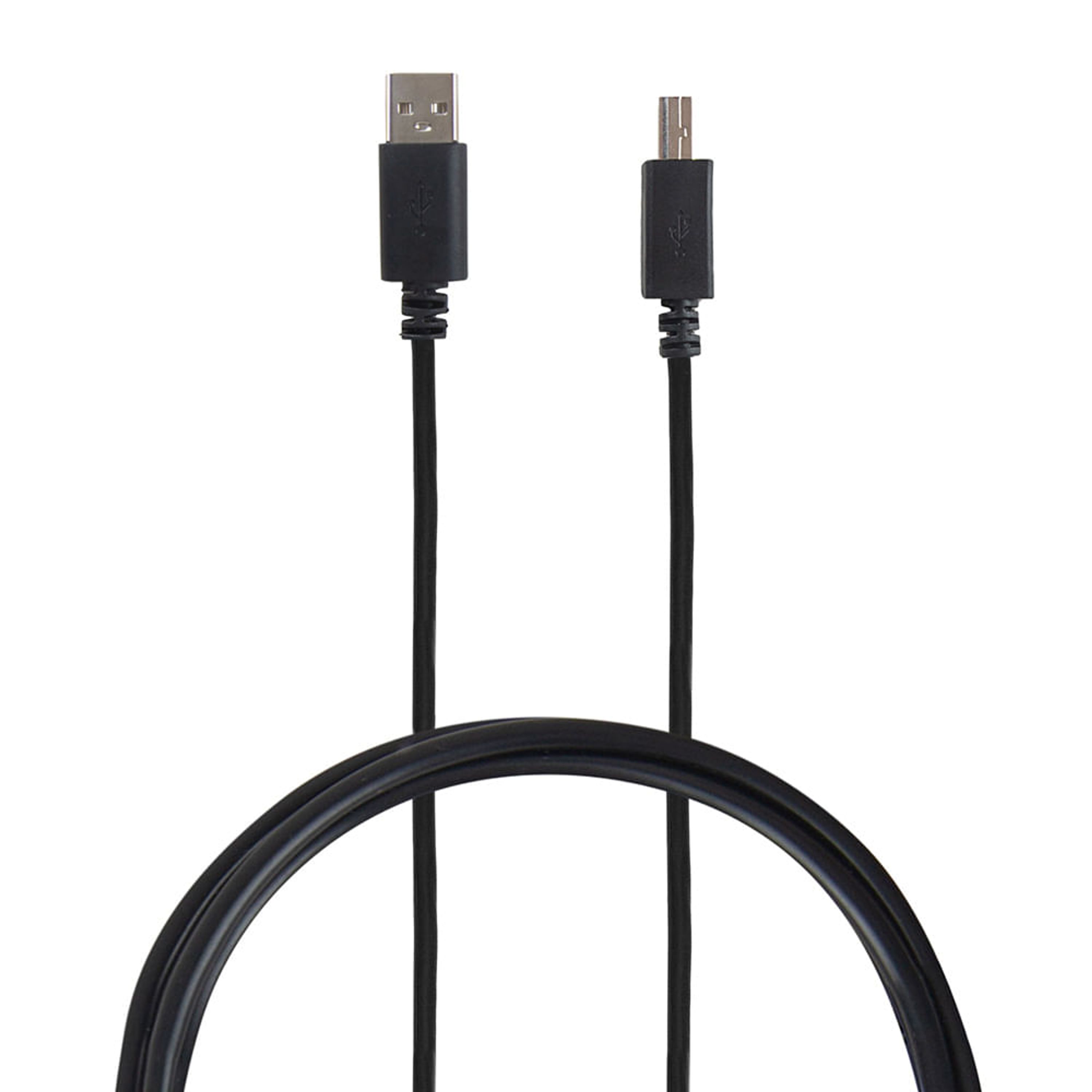 Cable conector Radioshack de usb 2.0 macho a macho B, 1.8 metros, negro -  Shopstar