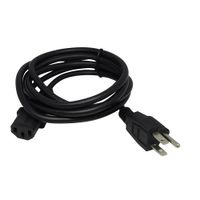 Cable de poder Teraware para pc, conector 3 espigas, 1.8 m