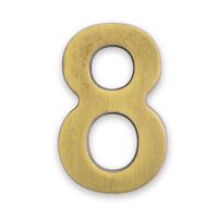 Número 8 de bronce