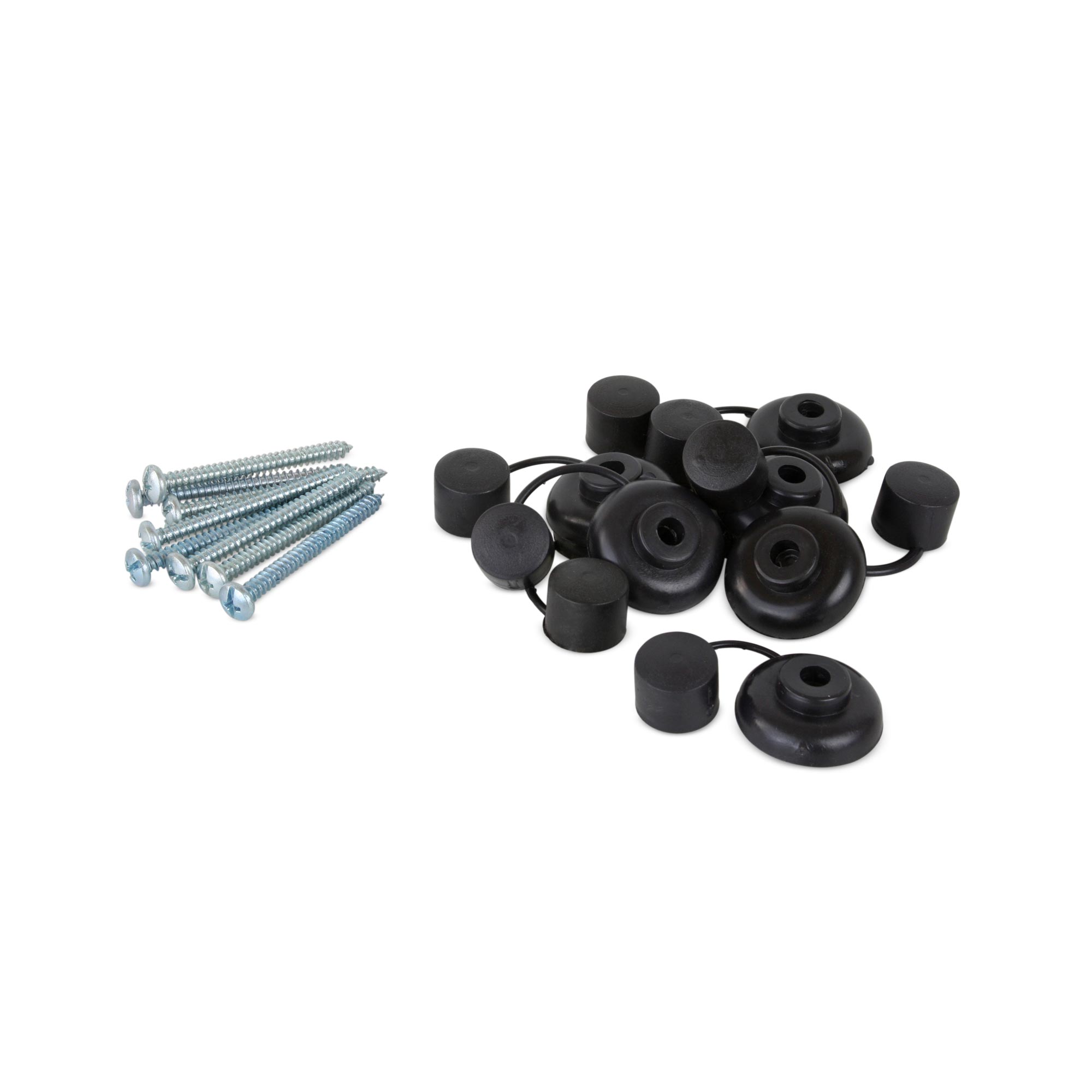 Kit Tornillo Autorroscante Pan 10""x2"" + Capuchón Negro x 8 unidades