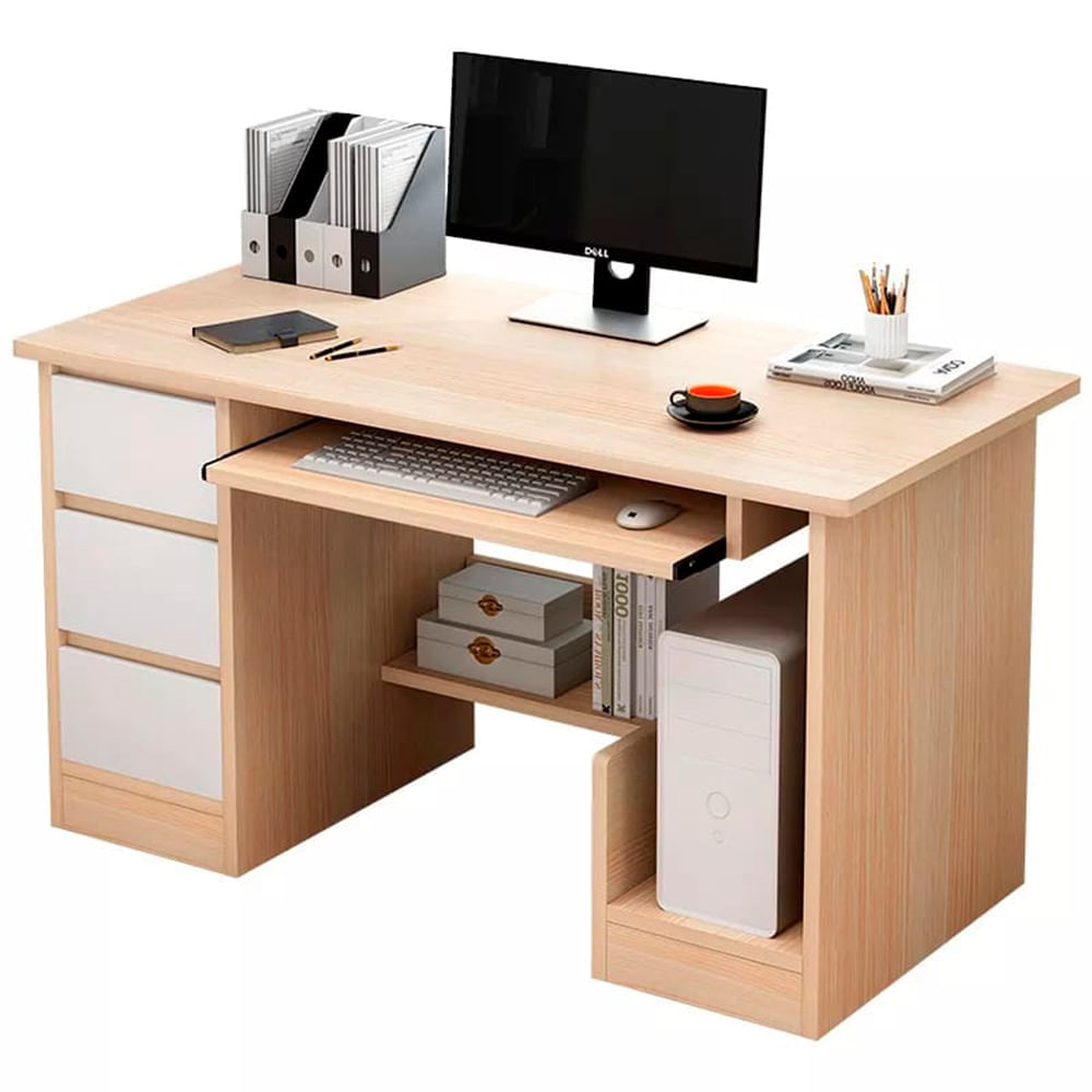 Escritorio de Melamina Moderno Malva 100cm