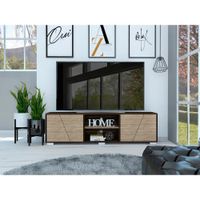 Mesa de TV 80"" Fraktal Z-180 - Habano