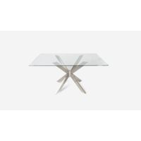 Mesa de Comedor Rectangular Vera - Acero Inoxidable