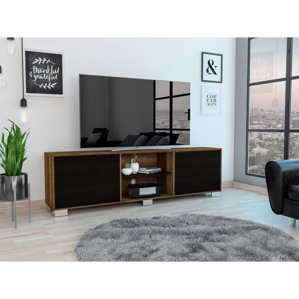 Mesa de TV 80"" Classic Color - Caramelo/Wengue