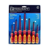 Juego de Desarmadores para electronica 7 Piezas Toolcraft TC0240