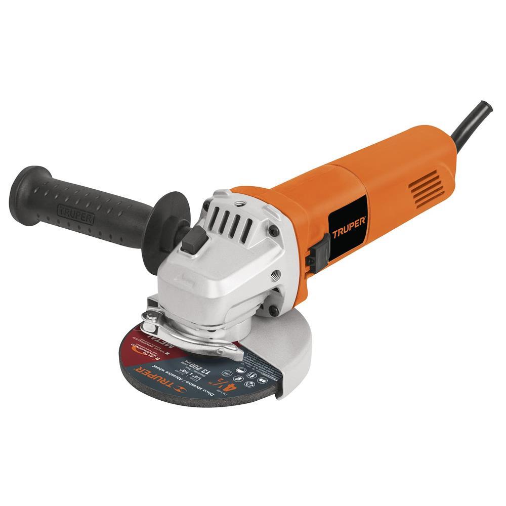 Esmeril Angular 4 1/2"" 800W Truper 11025