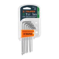 Juego Torx X 7 Pzas Largas T10-T40 Truper 15553