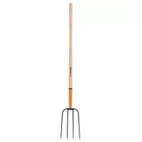 Trinche para Paja Forjado 4 D Mango Mad. 54"" Truper 11003