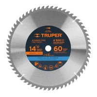 Disco Sierra Circular 14""X1"" 60 D Para Madera Truper 18323