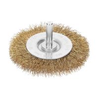 Escobilla Circular Para Taladro 3"" Con Vástago Truper 11570