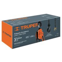 Tecle Palanca con Cadena 1.5M X 3Ton Truper 16843