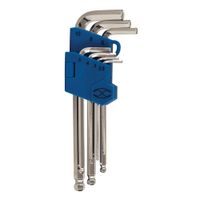 Juego Llaves Allen Hexagonales Punta Bola 7Pzas Truper 15548