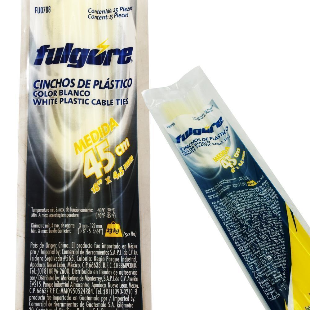 Cintillo de plástico blanco FU0788 Fulgore