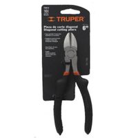 Alicate Corte Diagonal 6"" Mango de Vinil Truper 17312