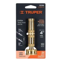 Pitón De Riego de Latón Máquina para Manguera Truper 13136