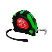 Wincha Bimaterial verde 7.5 m WF9666 Wolfox