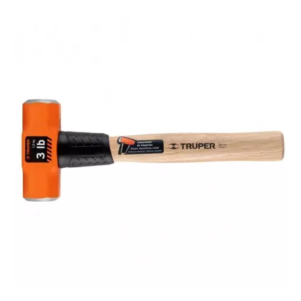 Comba 3 LBS Doble Cara con Mango de Madera 12"" Truper 16507