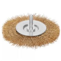 Escobilla Circular P/Taladro 4"" C/Vástago 11590 Truper