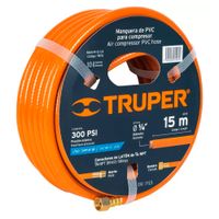 Manguera Armada 1/4"" para Pintor 15 Metros Truper MAN-PI-15-1/4 19015