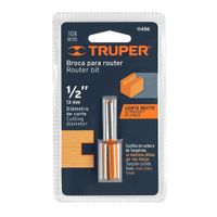 Fresa Router Recta 2 Filos 1/2"" Truper 11456