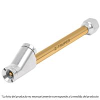 Inflador de cabeza doble Conex. Hembra 1/4"" npt 19089 Truper