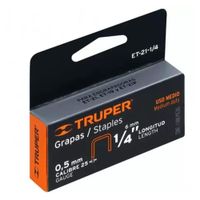 Grapa P/Engrapadora 1/4"" X 1000 Unid Truper 17970