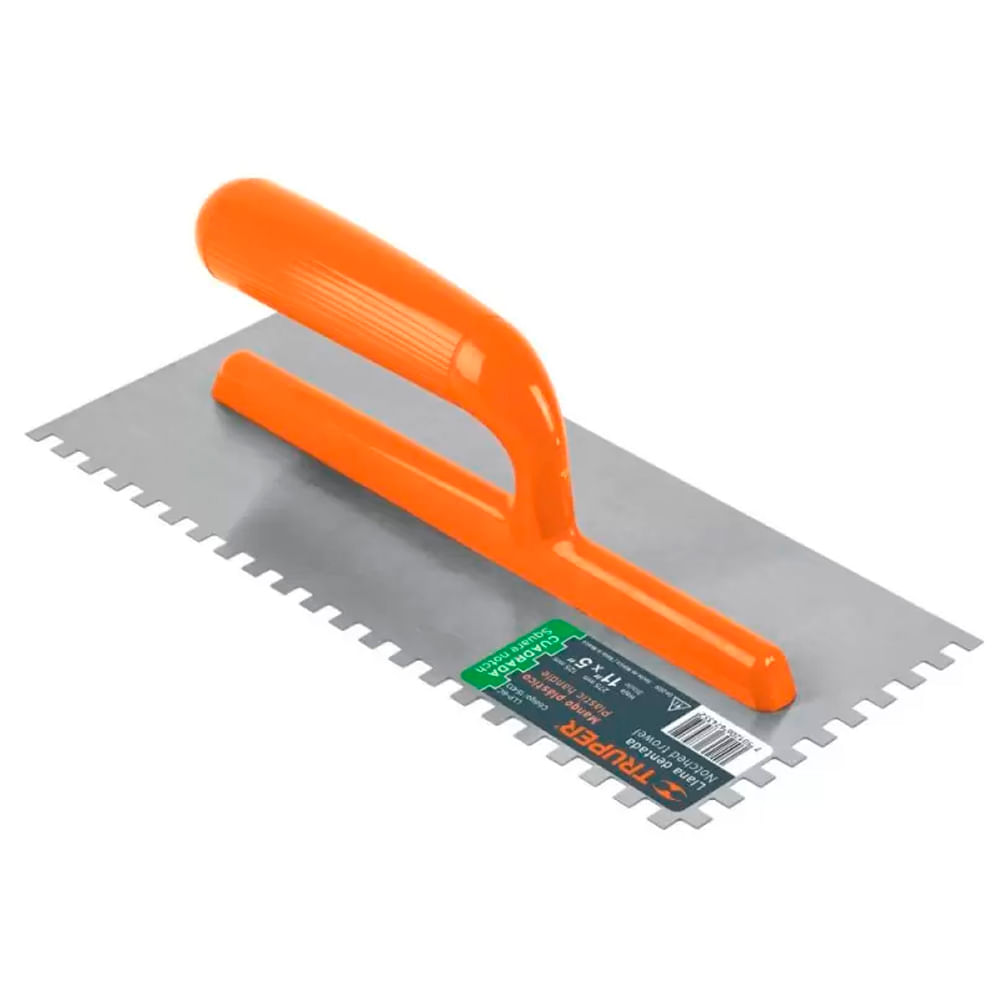 Plancha para Empastar Dentada 11""X5"" Truper LLP-6C 15413