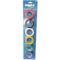 Juego de Cintas Aislante de Colores 18MM X 6M FP0020 Fulgore