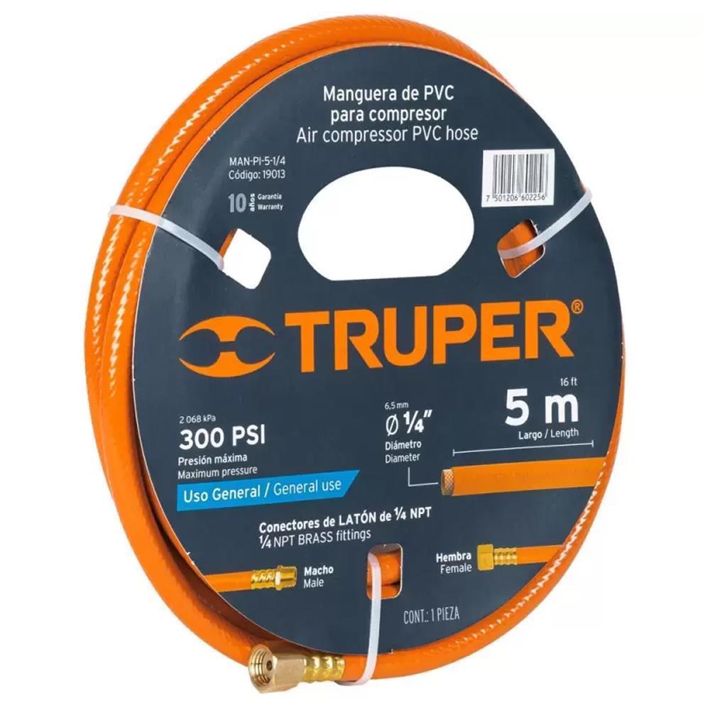 Manguera Armada 1/4"" Para Pintor 5 metros Truper 19013