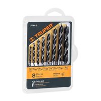 Juego Brocas Madera 8 Pzas Truper 11338