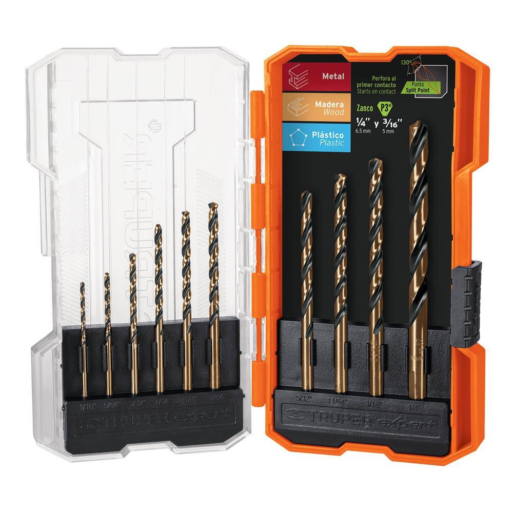 Set de 10 Brocas HSS Split Point Truper 11399