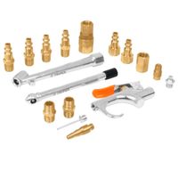 Juego de acce. neumaticos 17pzas p/limpieza 1/4"" npt 19022 Truper
