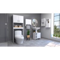 Botiquin Bath 28 + Optimizadores Lavamanos 47-A + Baño 63-A + Auxiliar X2 - Blanco